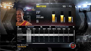 NBA 2K12 Dion Waiters - Cleveland Cavaliers