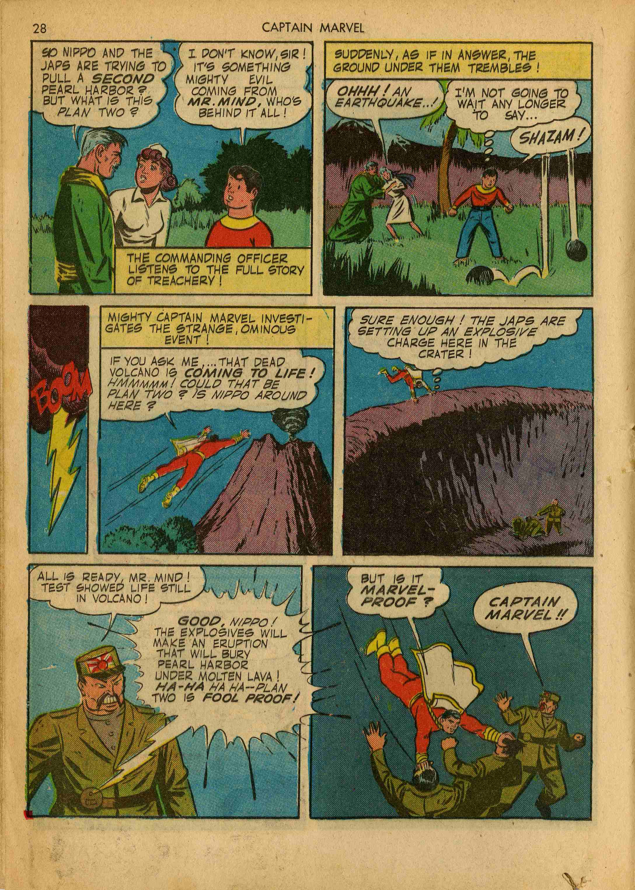 Read online Captain Marvel Adventures comic -  Issue #24 - 28