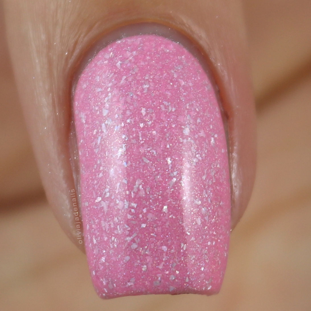 Grace-full Nail Polish Cotton Candy Clouds swatched by Olivia Jade Nails
