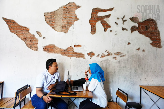 background indonesia kafe