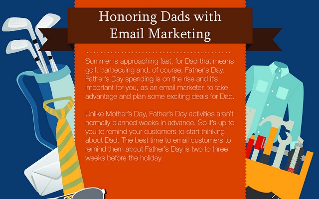 Image: Honoring Dads with Email Marketing #infographic