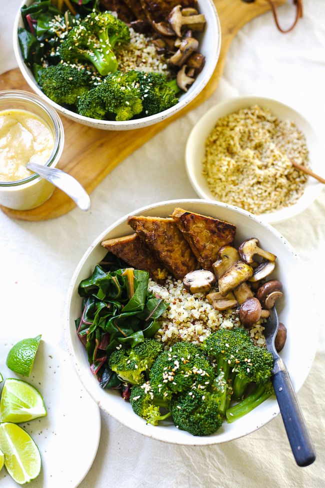 GoTo 5 Quinoa Buddha Bowl with Miso Gravy Wholehearted Eats