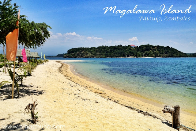 Beachfront of Magalawa Island