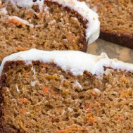 THE BEST CARROT CAKE LOAF CAKE