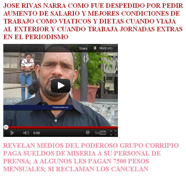 Hora Libre: José Rivas: rOBERTO cAVADA Y La Violación a las ...