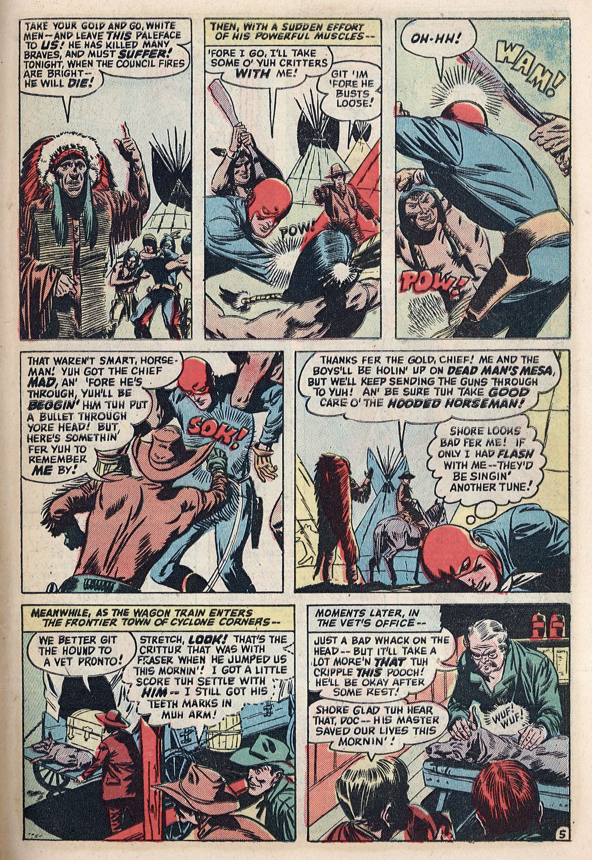 Read online Hooded Horseman comic -  Issue #25 - 7