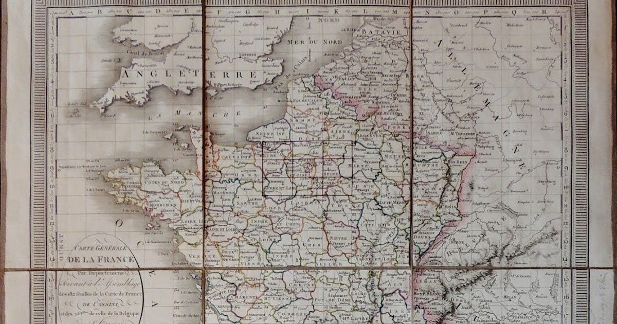 Les Cartes De Cassini Une épopée Cartographique Librairie ancienne Lis Tes Ratures [Le Blog]: La carte de France de Cassini