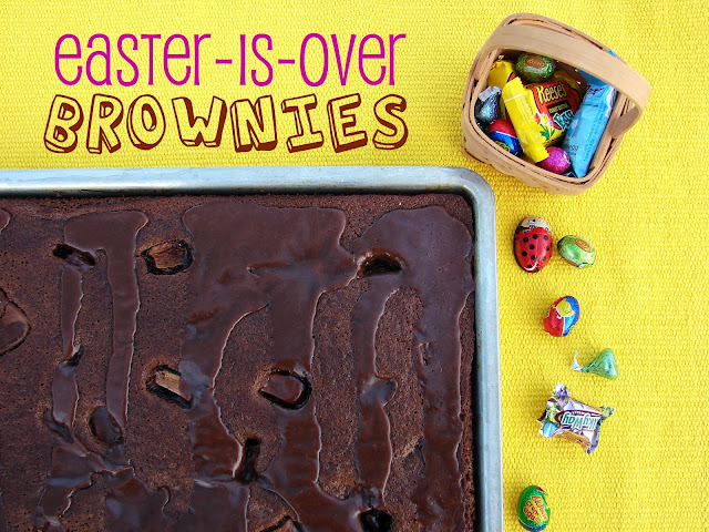 Easter-Is-Over Brownies #recipe from @Katrinaskitchen