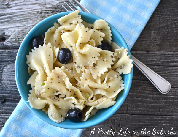 Bowl of Bows Pasta Salad