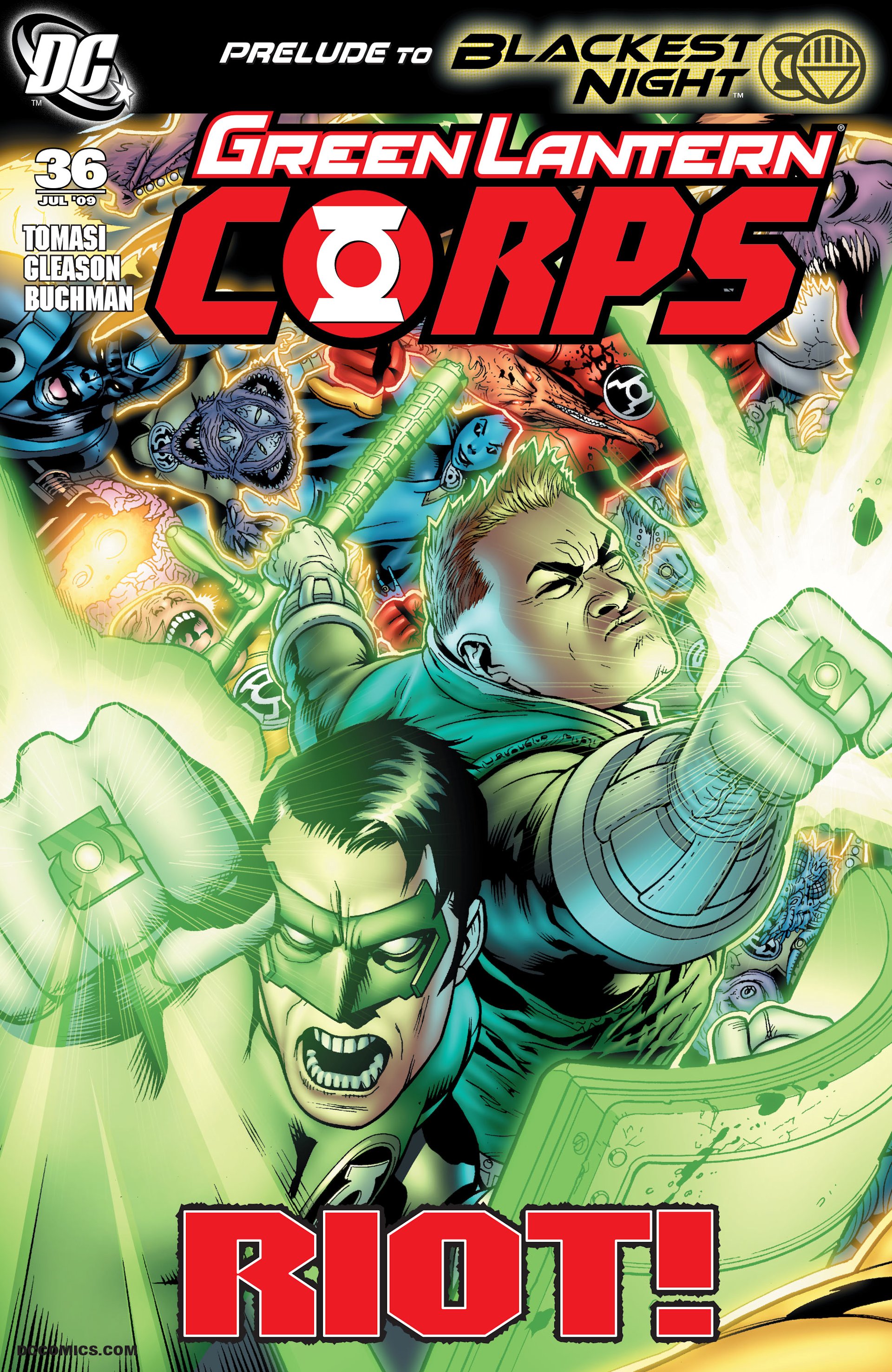 Read online Green Lantern Corps (2006) comic -  Issue #36 - 1
