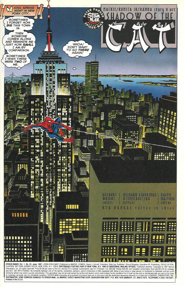 Read online Spider-Man (1990) comic -  Issue #81 - Shadow Of The Cat - 2