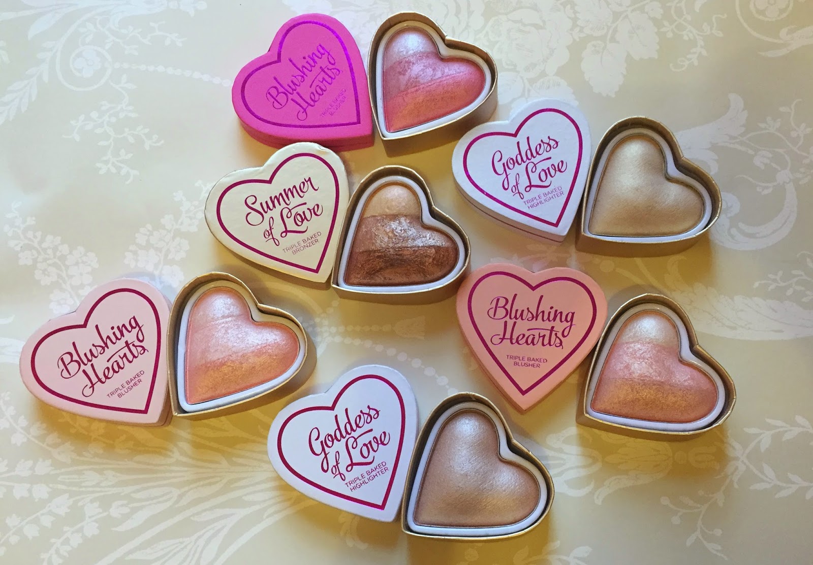 Emily Mace MAKEUP REVOLUTION BLUSHING HEARTS ♡ REVIEW