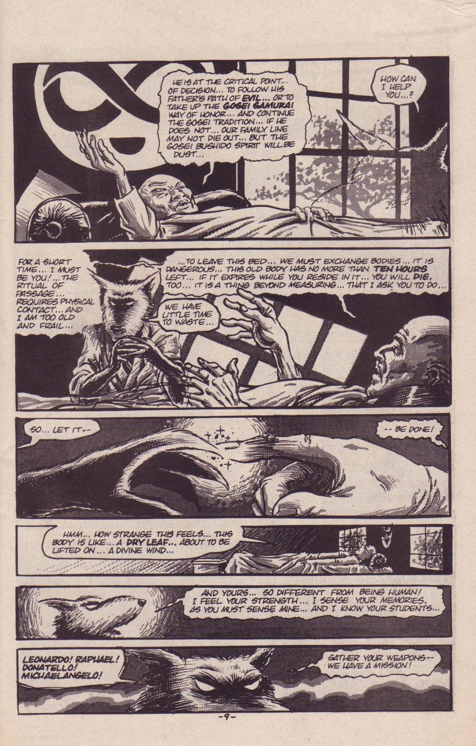 Read online Teenage Mutant Ninja Turtles (1984) comic -  Issue #9 - 11