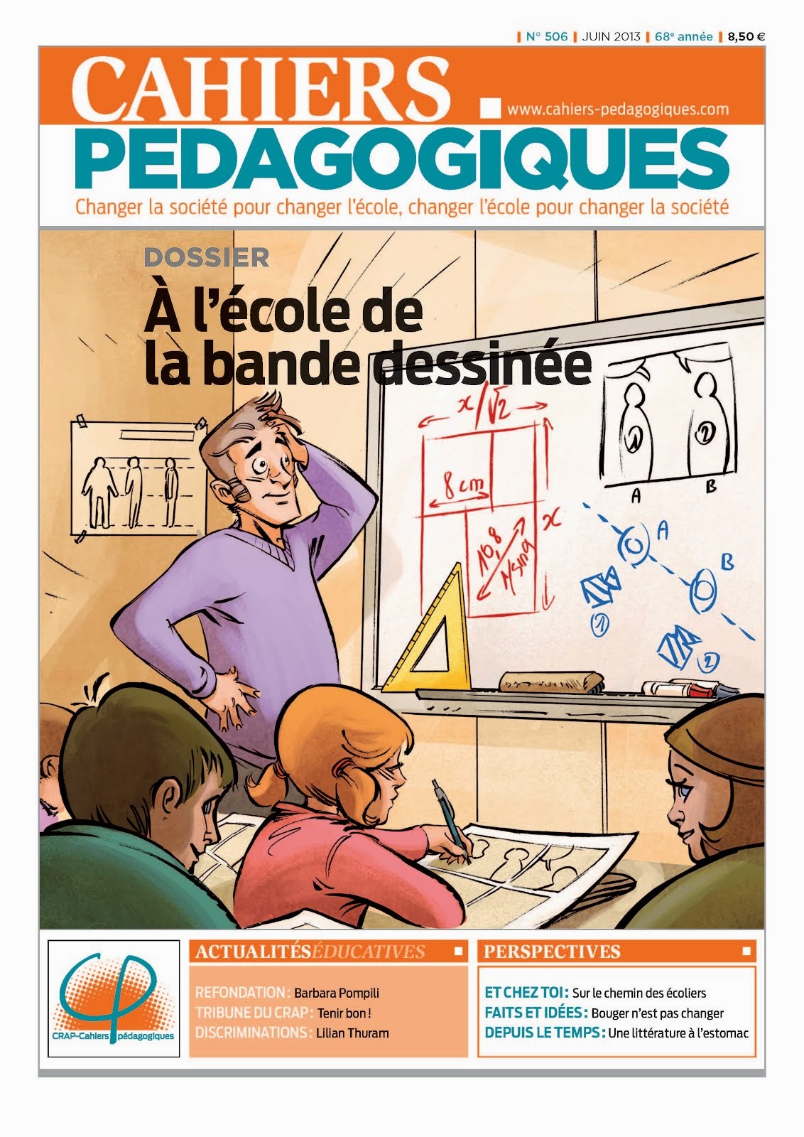 Cahiers Pédagogiques n° 506 : À l’école de la bande dessinée