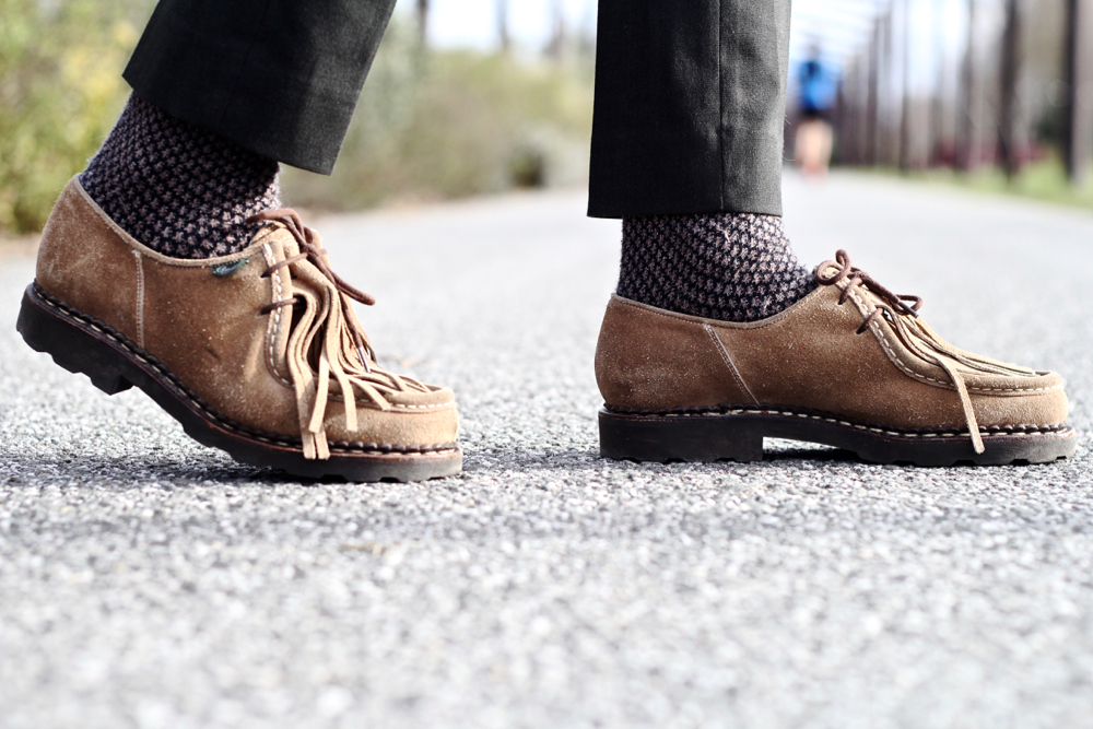 Blog-mode-style-homme-paris-bordeaux-sac-dos-moshi-batterie-externe-iphone-macbook-echarpe-dries-van-noten-veste-jacket-harris-wharf-london-racing-green-salasa-sweater-michael-parboot-bike-vintage