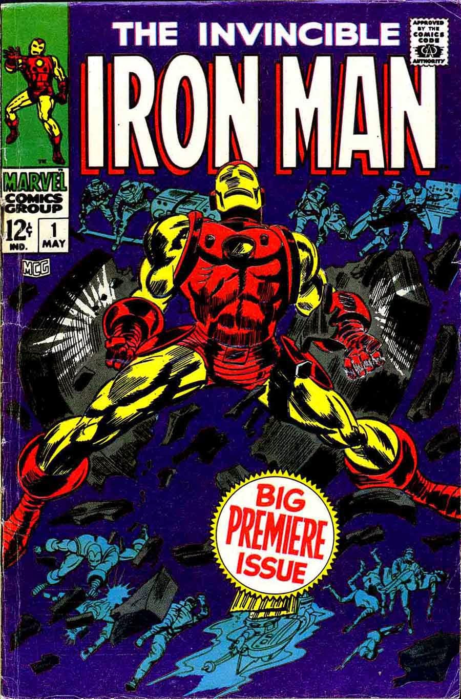 Iron Man v1 #1, 1968 marvel silver age comic book cover