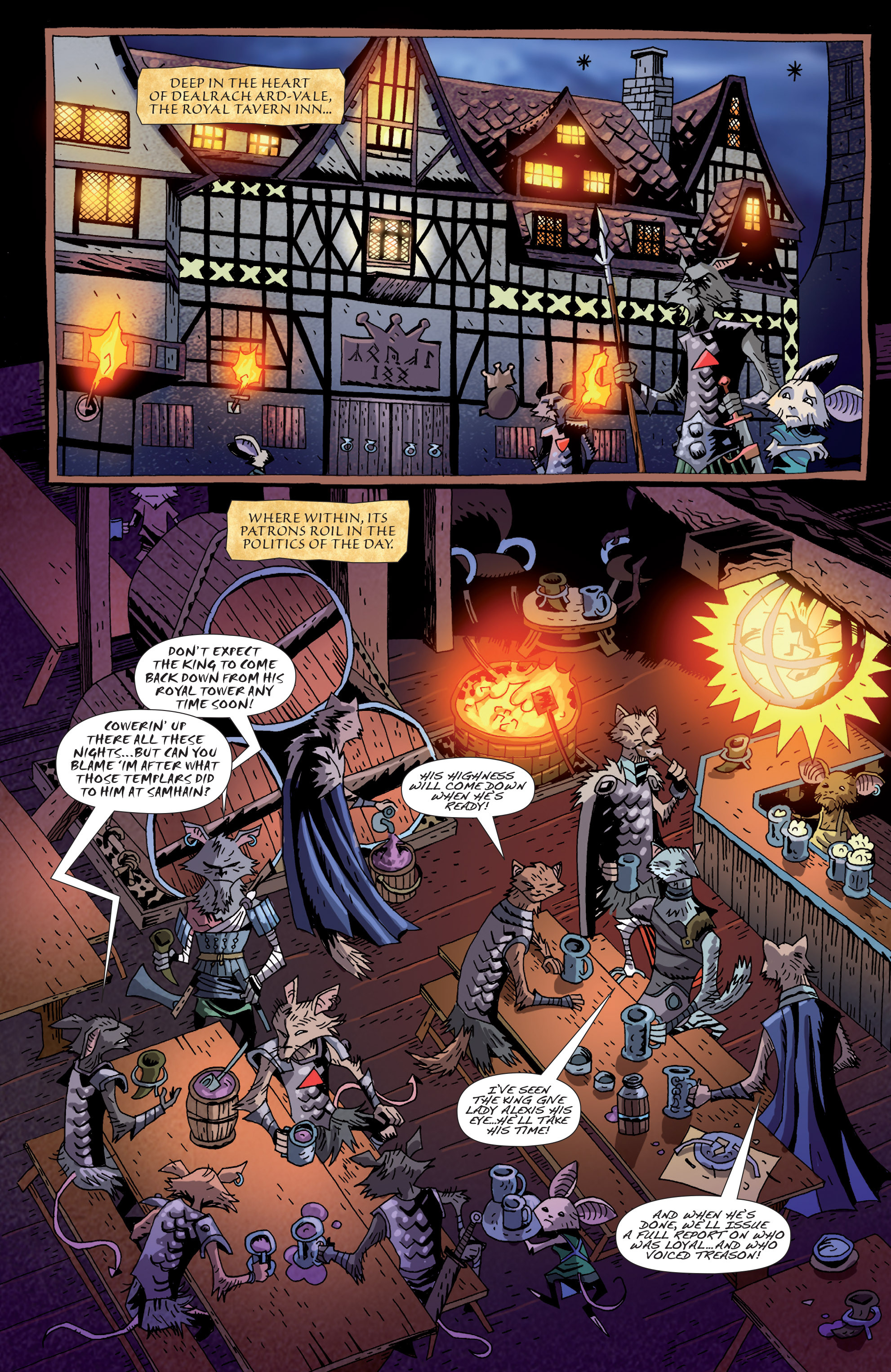 Read online The Mice Templar Volume 3: A Midwinter Night's Dream comic -  Issue # _TPB - 111