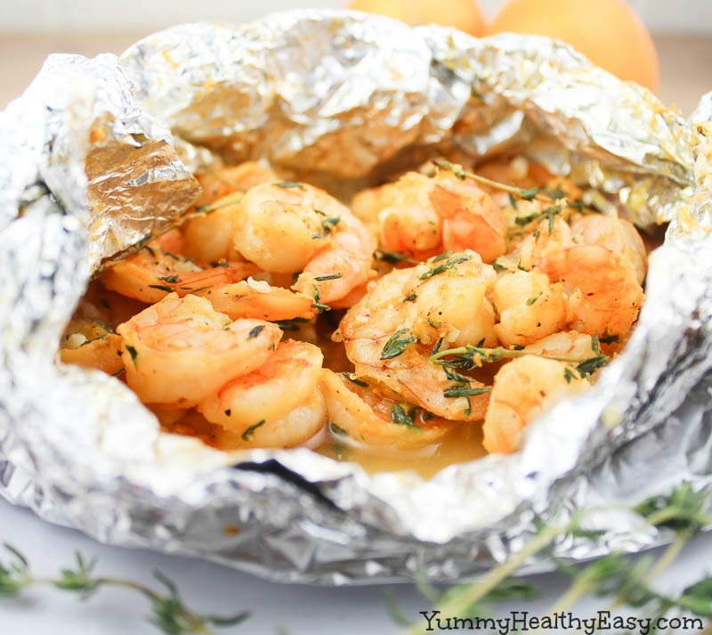 Orange Thyme Grilled Shrimp In Foil Packets Yummy Healthy Easy,Turkey Rice Casserole Recipes