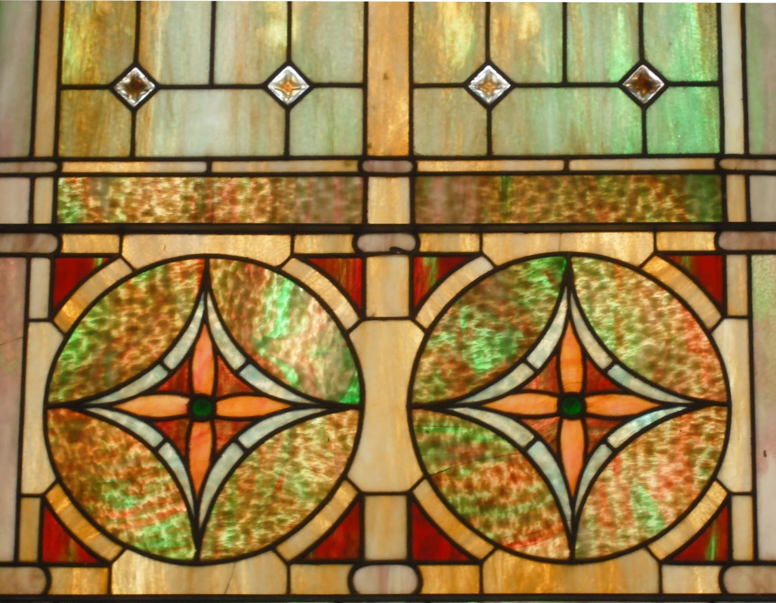 Historic LDS Architecture Stratford Ward Stained Glass Details