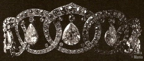 princess olga paley russia cartier diamond drop tiara