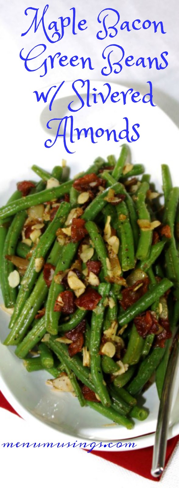 Menu Musings of a Modern American Mom Lily's Maple Bacon Green Beans
