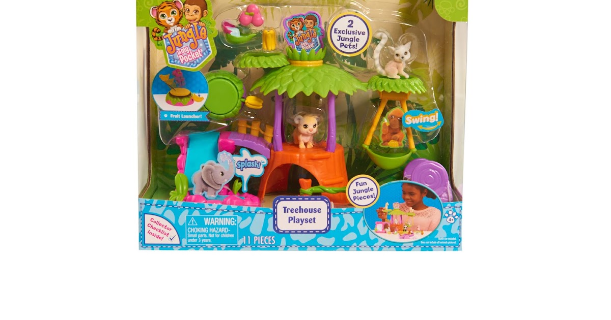 jungle in my pocket treehouse playset