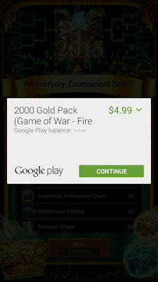 Cara Mendapatkan Gold Game of War Gratis