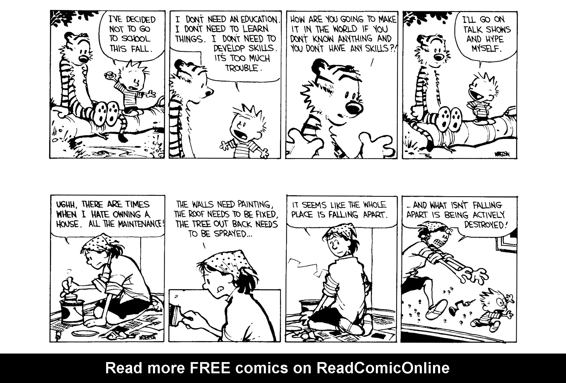 Read online Calvin and Hobbes comic -  Issue #5 - 156