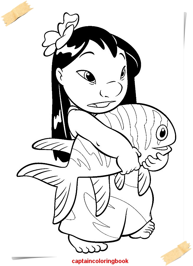 Lilo And Stitch Coloring Pages - Coloring Page