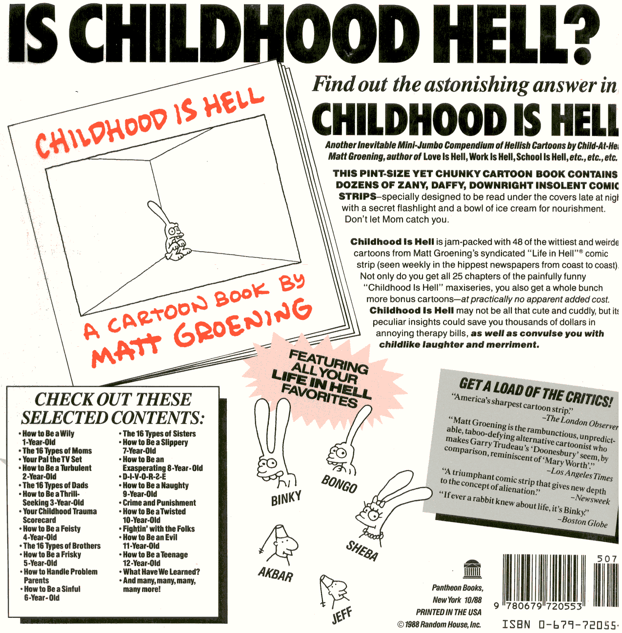 Read online Life In Hell comic -  Issue # TPB Childhood Is Hell - 1