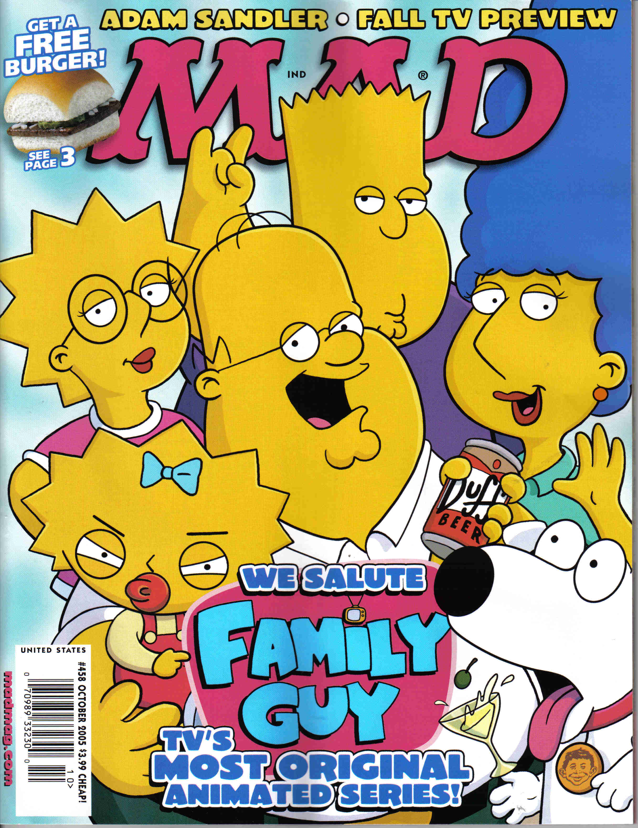 Read online MAD comic -  Issue #458 - 1