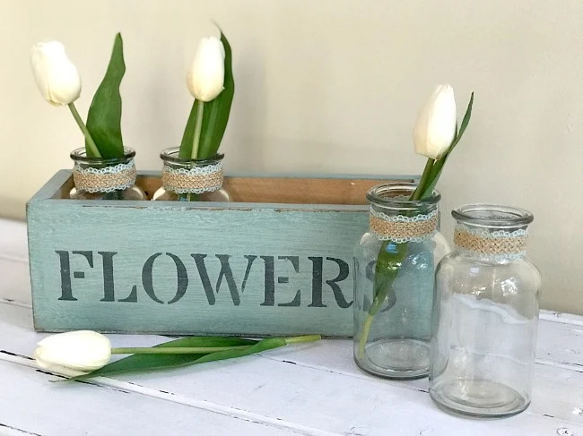 Creating a Rustic Flower Box painted with Blue Chalk Paint®