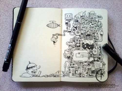 10-Technology-Filippino-Artist-and-Illustrator-Kerby-Rosanes-Pen-Doodles-www-designstack-co