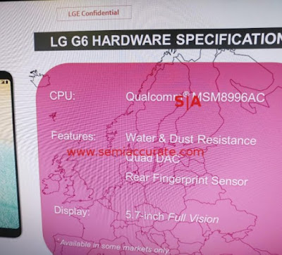 LG G6 Specifications