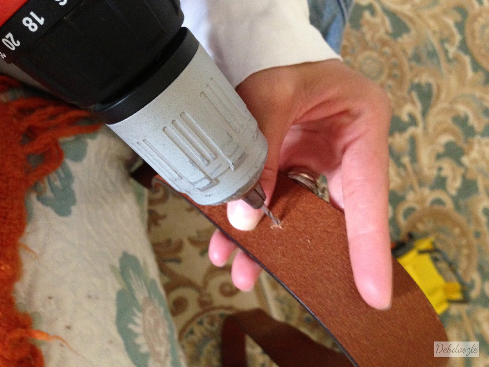 Debdoozle DIY Resizing a Leather Belt