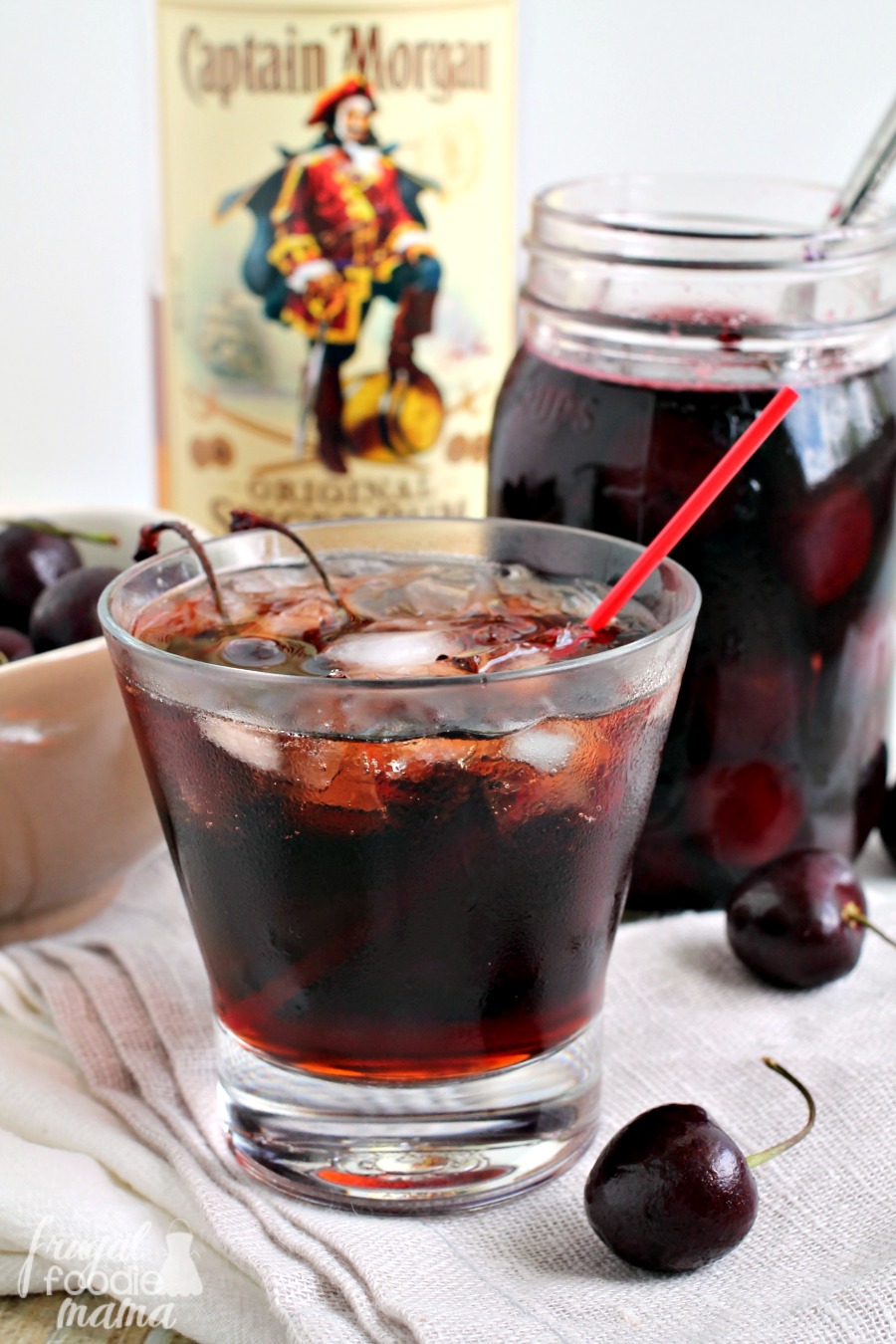 Frugal Foodie Mama Vanilla Spiced Rum Soaked Cherries