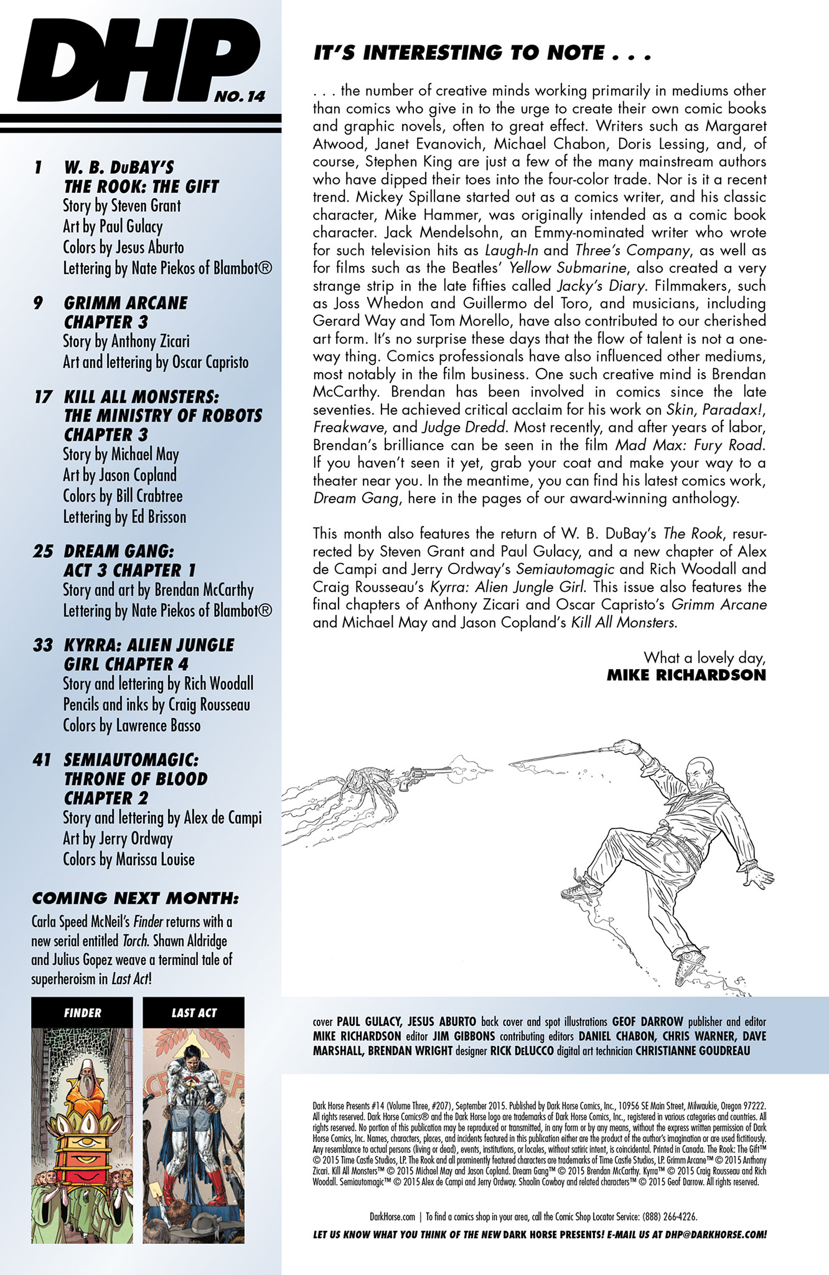 Read online Dark Horse Presents (2014) comic -  Issue #14 - 2