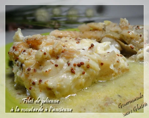 Filet de julienne à la moutarde