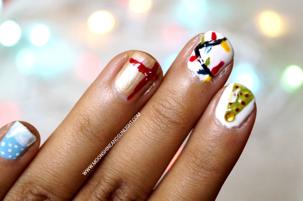 How NOT TO Do Christmas Nail Art - Indian Fashion and Lifestyle Blogger |  Moonshine and sunlight