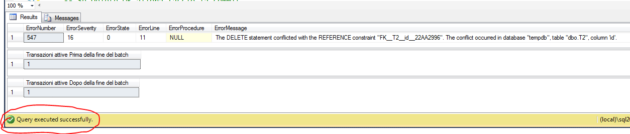 SQL Server Tips & Tricks: Begin Try, Transazioni, Xact_Abort e ...