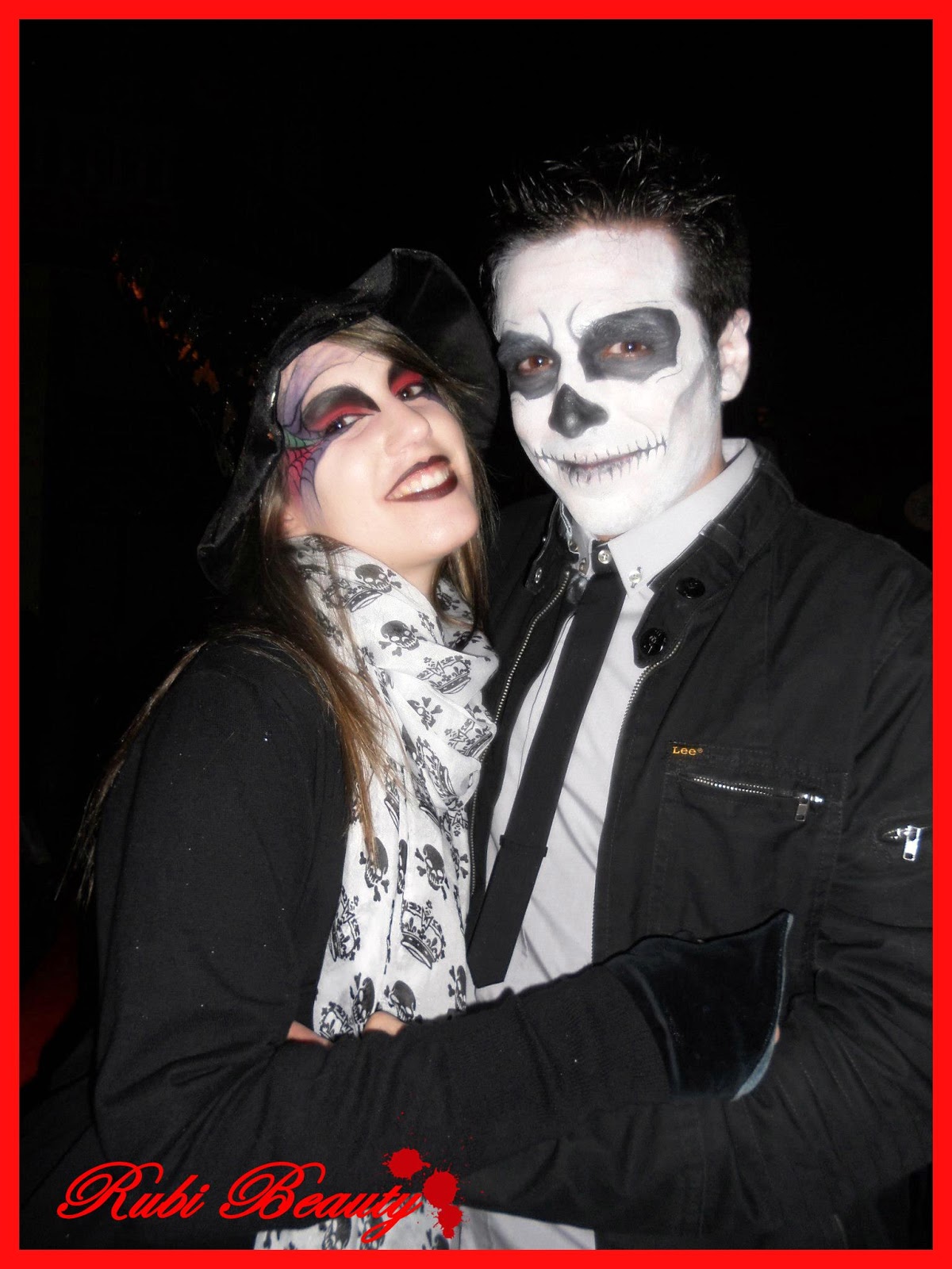 Noche roble Incompetencia RubiBeauty: Halloween 2012 | Maquillaje Chico y Chica