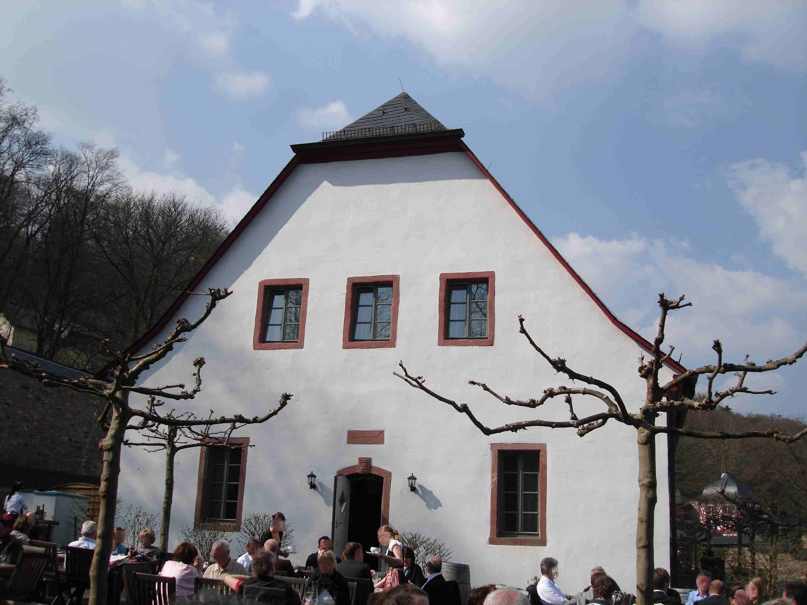 Der Sonntagsausflug Schloss Vollrads Rheingau Green Pink Orange