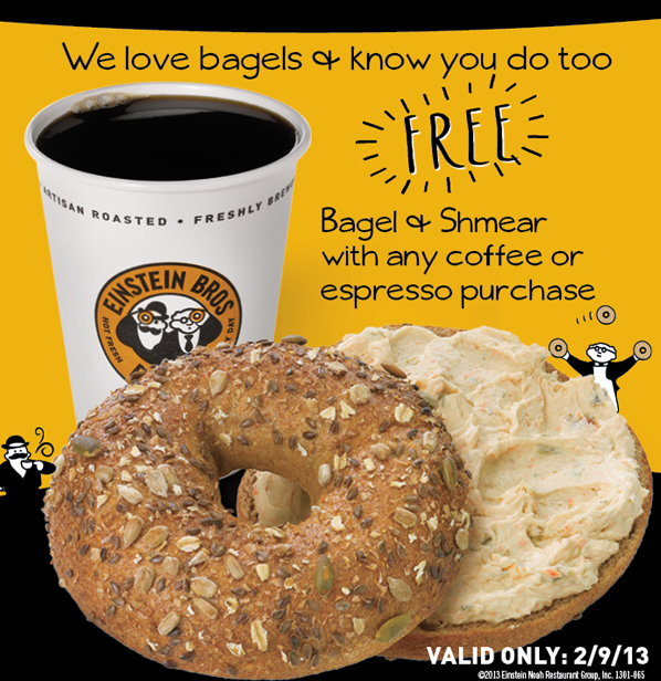 Einstein Bros Bagels Deal Freebie For National Bagel Day