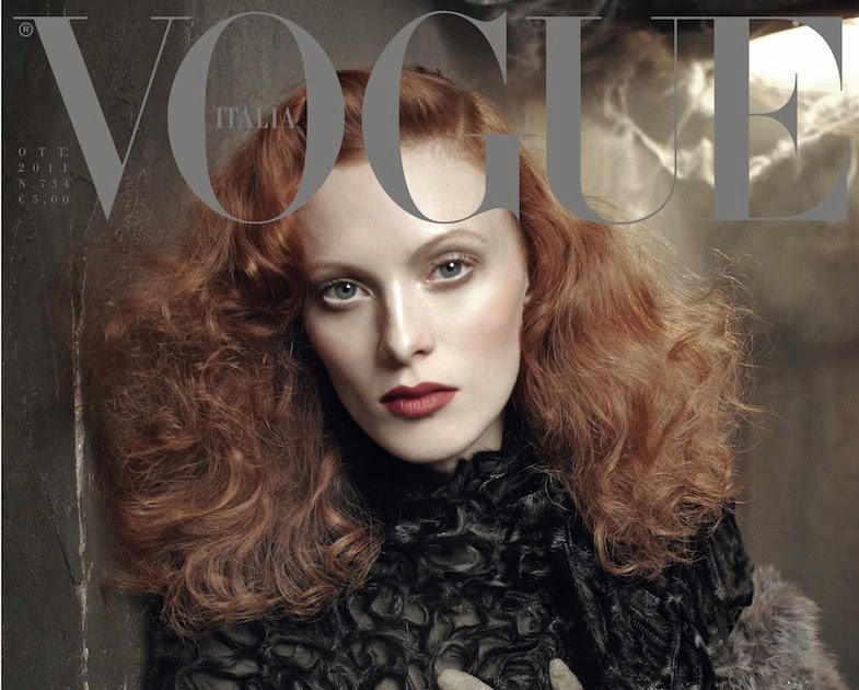 GOOSHNESS: Karen Elson for Vogue Italia October 2011 photographed ...