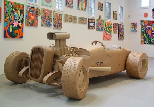 05-Sports-Car-Life-Size-Chris-Gilmour-Cardboard-Sculptures-www-designstack-co