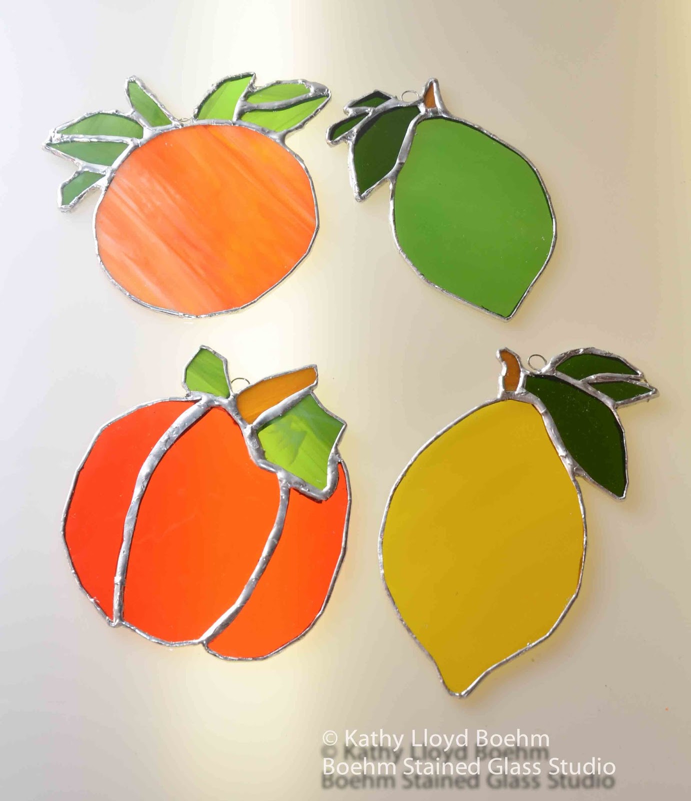 Boehm Stained Glass Blog Stained Glass Fruit Sun Catchers