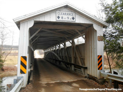 Banks Covered Bridge in Lawrence County Pennsylvania 
