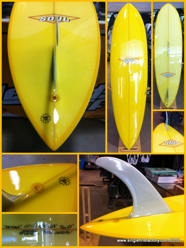 Diario del Legend THE PICKLE SINGLE FIN YELOW