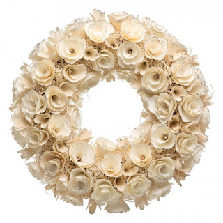 White Rose Wreath - Giftspiration