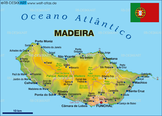 Mungkin banyak orang belum tahu sebelumnya tentang pulau yang satu ini yaitu Madeira Madeira Portugese, Pulau Kecil Tempat Lahir Cristiano Ronaldo